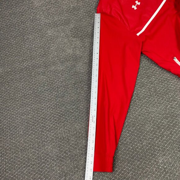 Under Armour Wounded Warrior Project Jacket Hoodie Men's Large Red Infrared - Picture 11 of 12